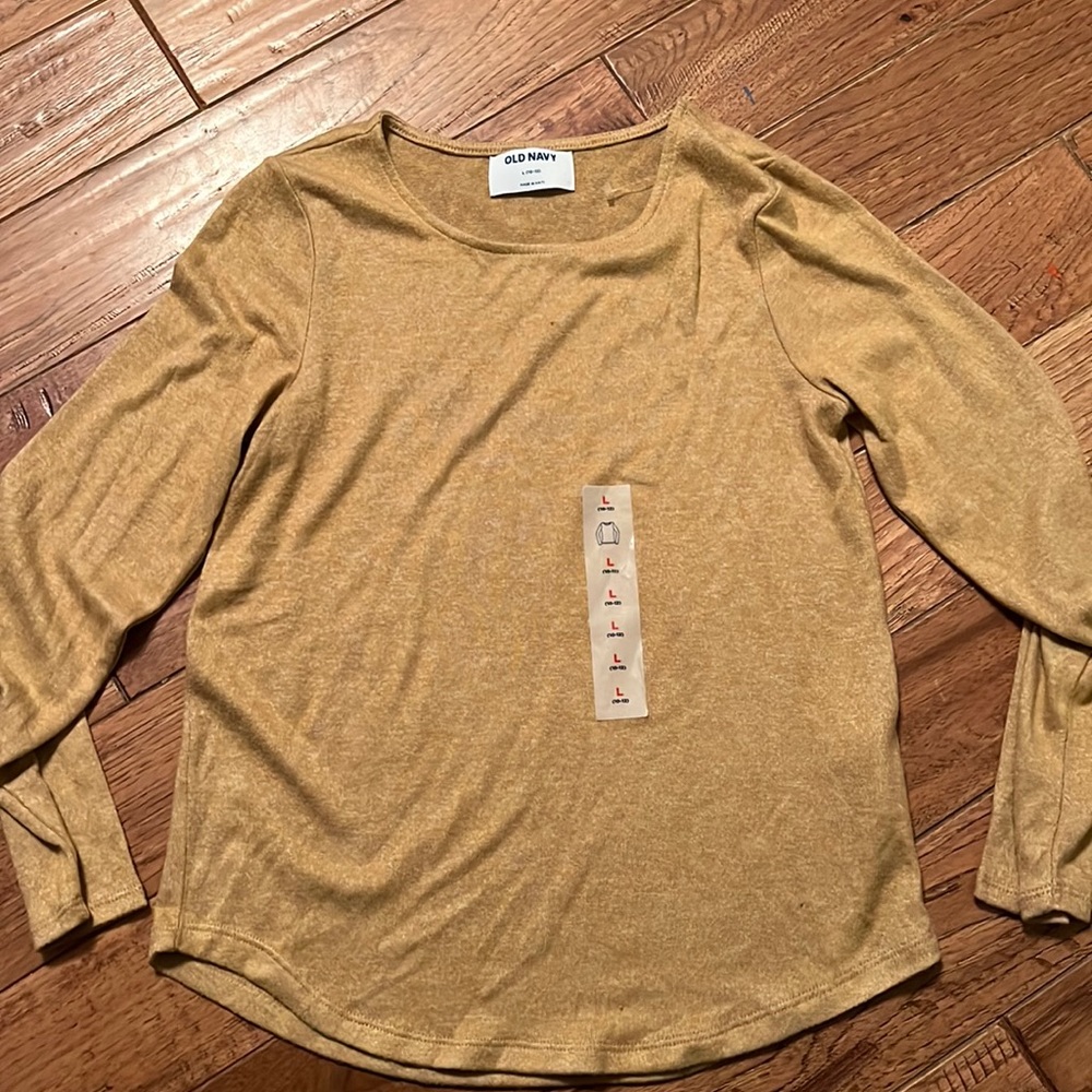 Old Navy long sleeve sweater shirt size 10/12 new with tags